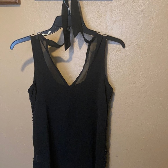 Ladies sequIn black blouse - Picture 7 of 8